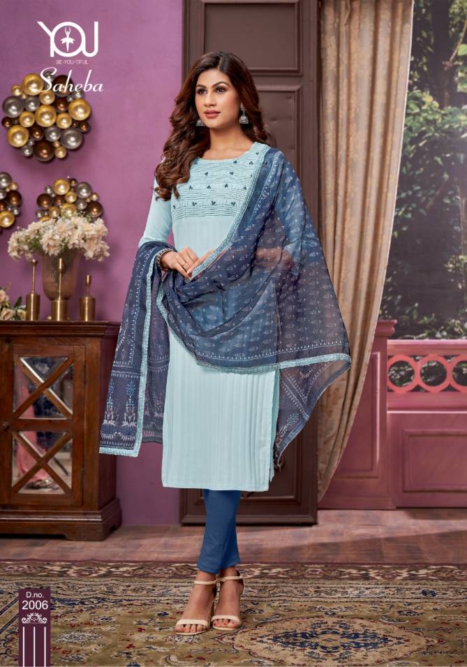 Wanna Saheba Latest Designer Ethnic Wear Kurti With Dupatta Collection